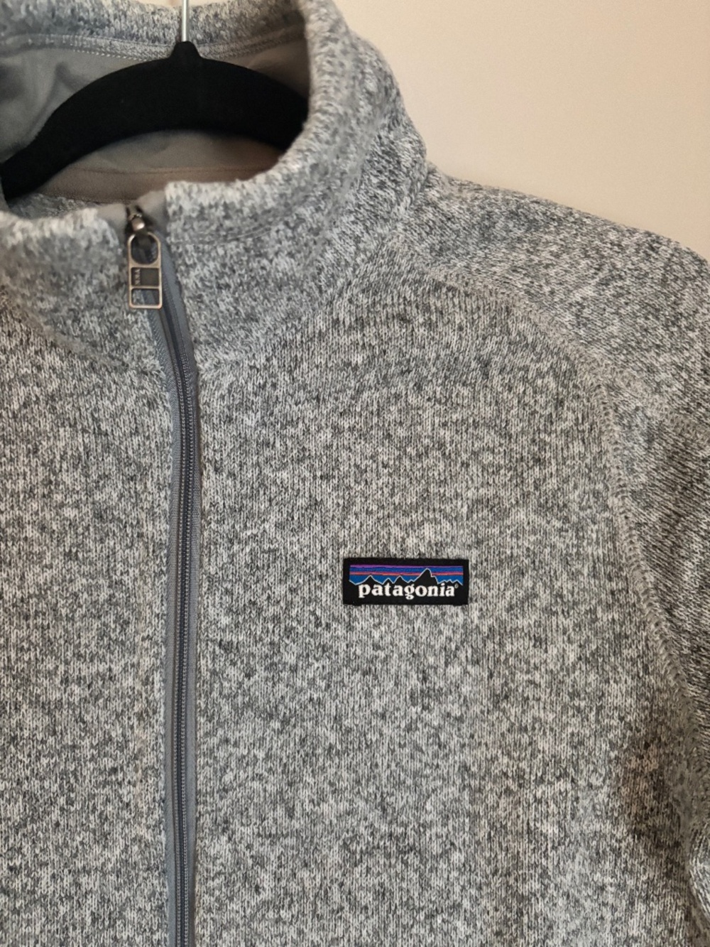 Patagonia Better Sweater Jacket Women’s M Birch White Gray Full Zip Fleece